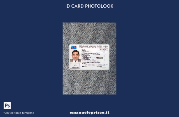 modello anteriore photolook per patente di guida nazionale stile verificato del 